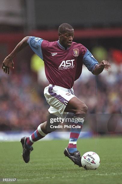 Ugo Ehiogu of Aston Villa in action during an FA Carling Premiership match against Coventry City at Villa Park in Birmingham, England. Aston Villa...