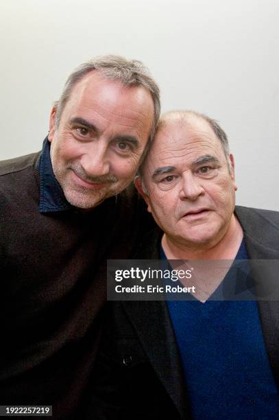 Les acteurs français Antoine Dulery et Jean Benguigui, 2012.