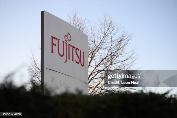 General exterior view of the offices of Fujitsu, the technology company who made the Horizon computer system at the heart of the Post Office...