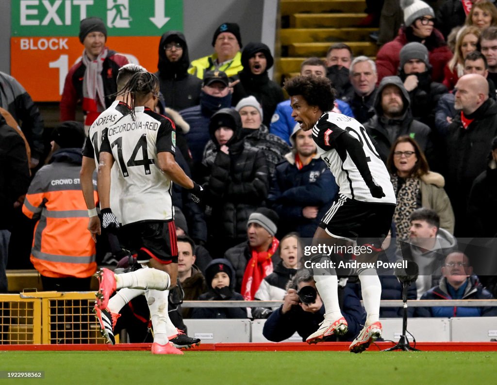 Liverpool v Fulham - Carabao Cup Semi Final First Leg
