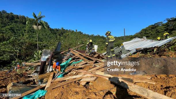 Mudslide brought on by heavy rains in northwest Colombia killed at least 23 people and injured dozens on a busy highway, authorities said on Saturday...