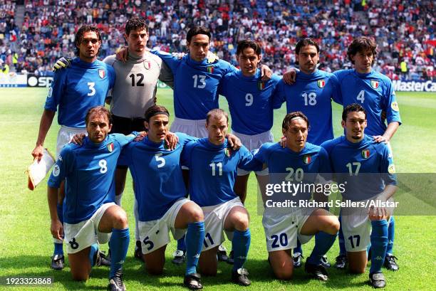 June 11: Italian Team Group Paolo Maldini, Francesco Toldo, Alessandro Nesta, Filippo Inzaghi, Stefano Fiore, Demetrio Albertini, Antonio Conte,...