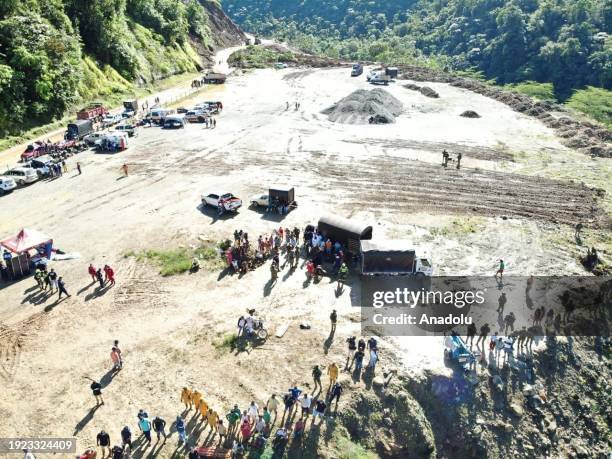 Mudslide brought on by heavy rains in northwest Colombia killed at least 23 people and injured dozens on a busy highway, authorities said on Saturday...