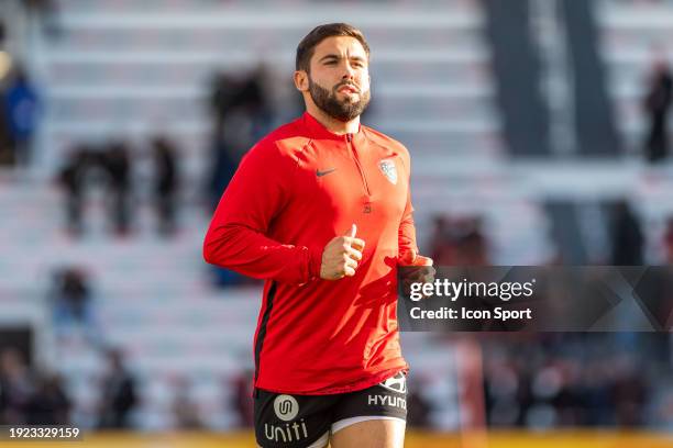 Enzo Hervé of Toulon during the Investec Champions Cup match between Rugby Club Toulonnais v Munster Rugby at Stade Mayol on January 13, 2024 in...