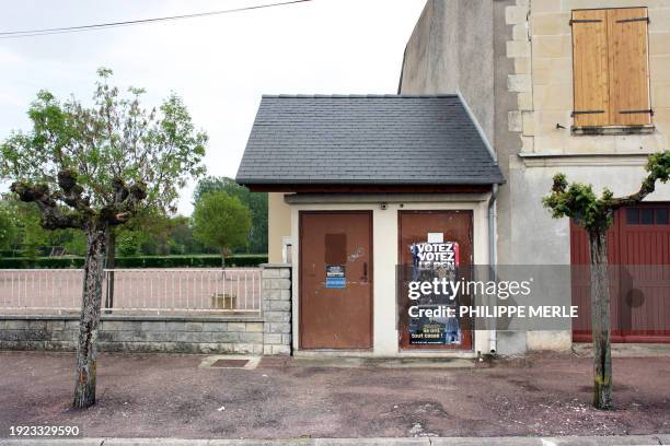 View of a street, 26 April 2007 in the village of Donzy in Burgundy, central eastern France. The French village of Donzy has done again what it has...