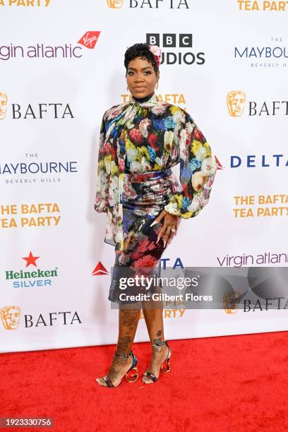 Fantasia Barrino at the BAFTA Tea Party held at The Maybourne Beverly Hills on January 13, 2024 in Beverly Hills, California.