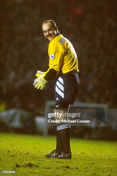 Liverpool goalkeeper Bruce Grobbelaar smiles during the FA Cup Third Round match against Bristol City at Ashton Gate in Bristol, England. The match...