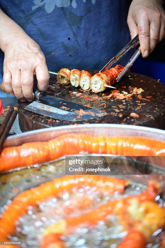 Hong Kong’s best street food essentials - Deep-fried pig intestine