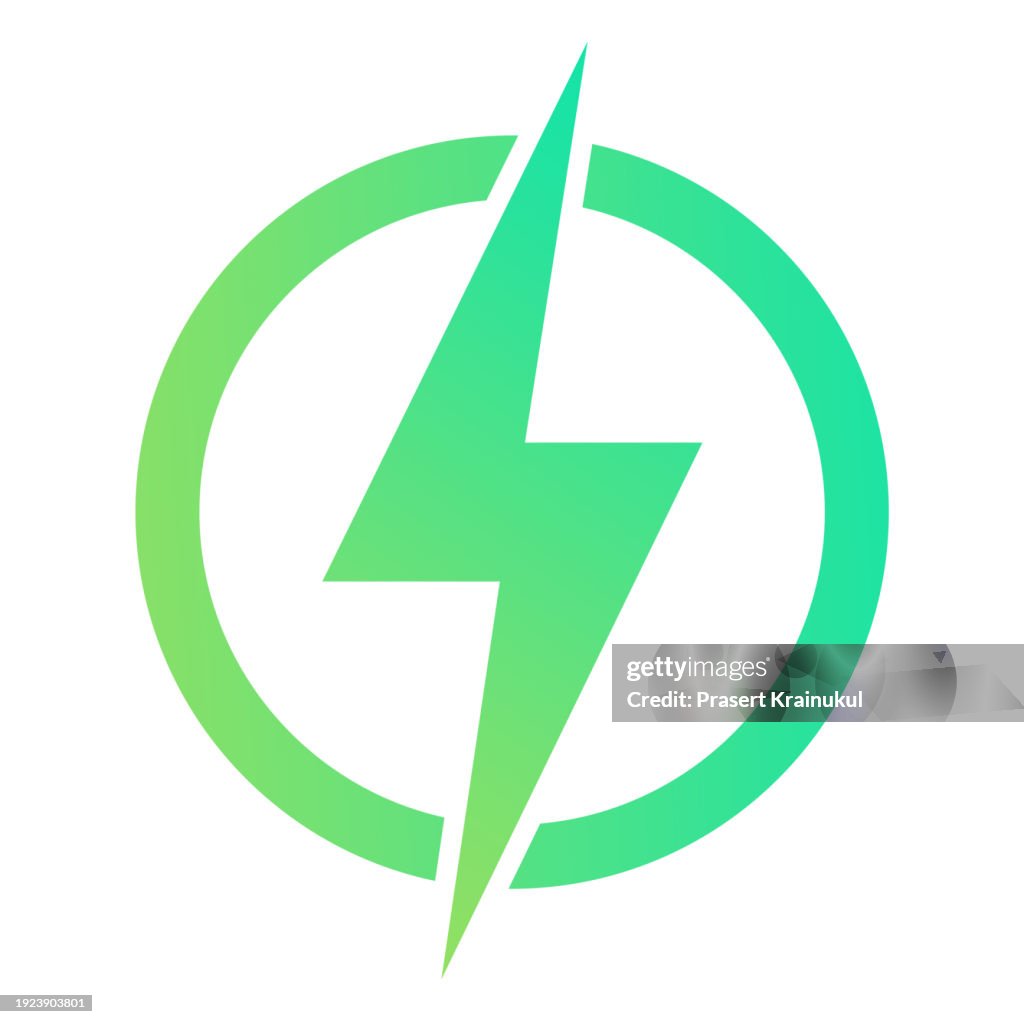 Lightning, vector logo design elemen