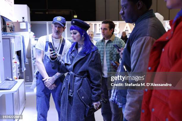 Sita Abellan attends the GUESS JEANS "The Next 40 Years Of Denim" launch dinner at Teatro Del Maggio on January 09, 2024 in Florence, Italy.