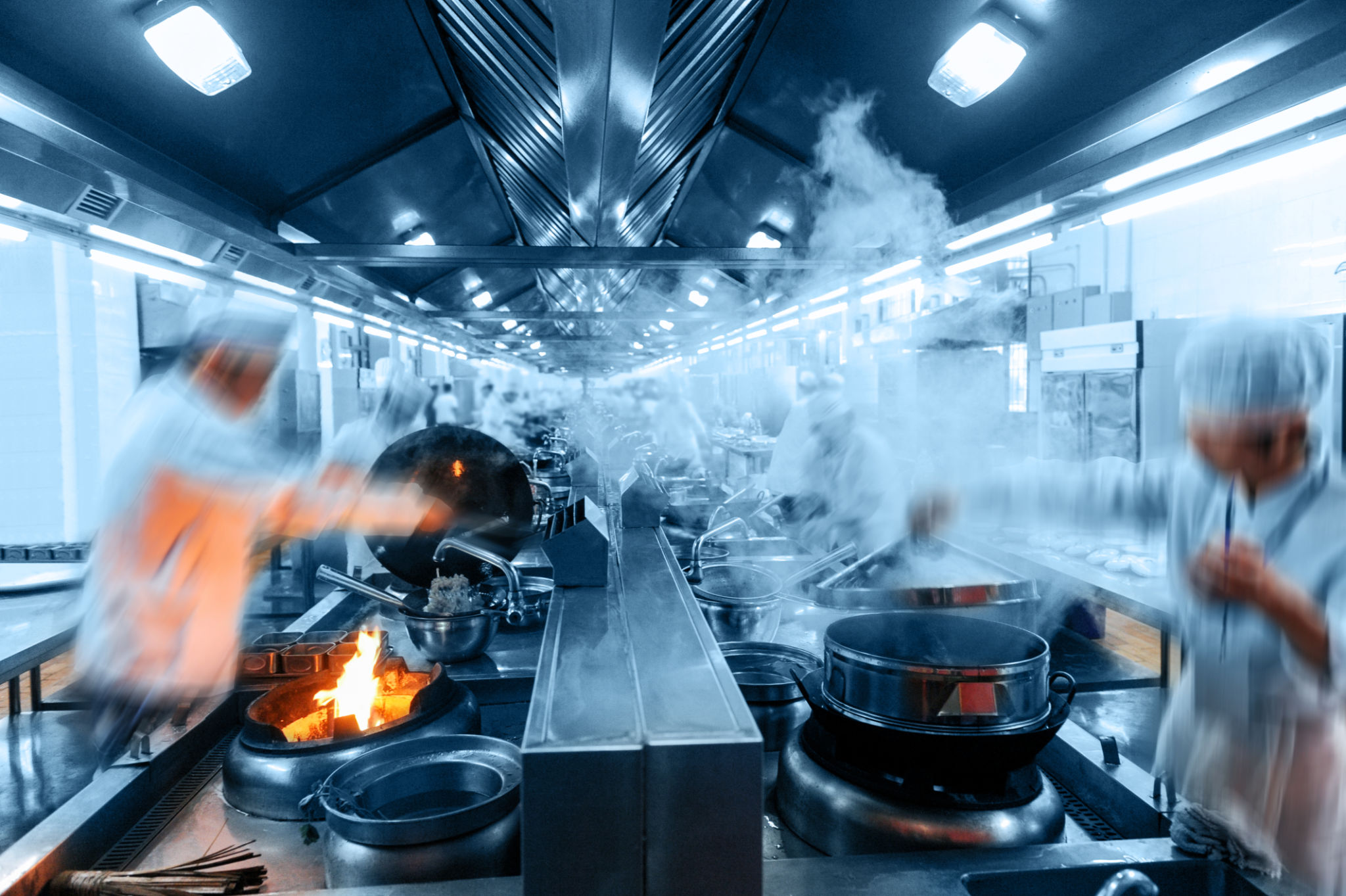 busy kitchen