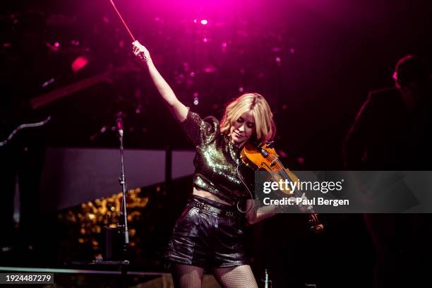 Martie Maguire of The Chicks performs on stage at Ziggo Dome on June 23, 2023 in Amsterdam, Netherlands.