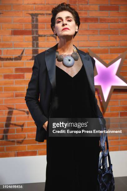 Antonia Dell'Atte poses at the photocall during the presentation of the program 'Dancing with the Stars' on January 11 in Madrid, Spain.