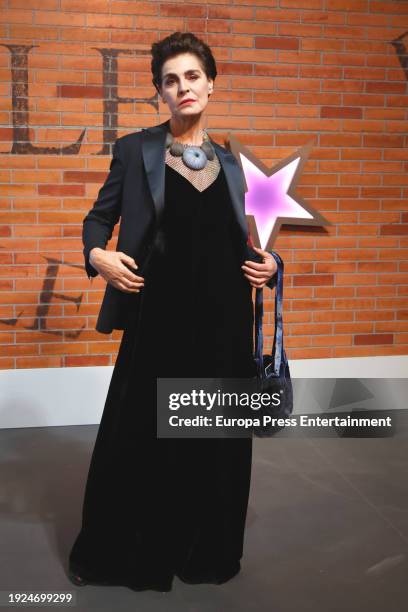 Antonia Dell'Atte poses at the photocall during the presentation of the program 'Dancing with the Stars' on January 11 in Madrid, Spain.