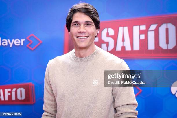 Pablo Castellano attends the "El Desafío" TV show presentation at Atresmedia Studios on January 11, 2024 in Madrid, Spain.