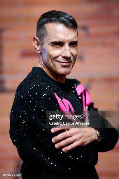 Jesús Vázquez attends the 'Bailando Con las Estrellas' tv show photocall at the Mediaset studios on January 11, 2024 in Madrid, Spain.