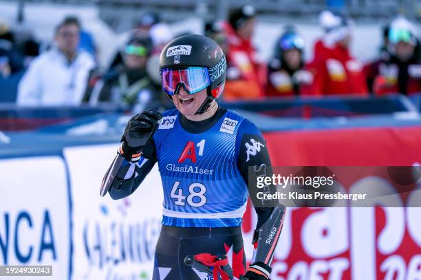 Lauren Macuga of United States of America during Audi Audi FIS Alpine Ski World Cup - Women's Super G Zauchensee on January 14, 2024 in Salzburg,...