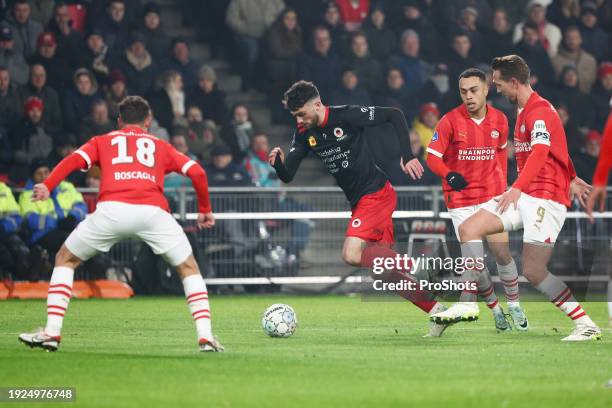 Excelsior player Troy Parrott during the match PSV Excelsior - Photo by Icon Sport during the Eredivisie match between PSV Eindhoven and Excelsior at...