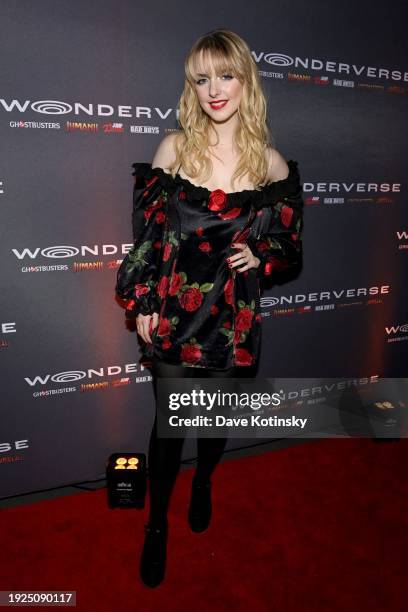 Mckenna Grace attends Grand Opening Night at Wonderverse by Sony Pictures Entertainment on January 11, 2024 in Chicago, Illinois.