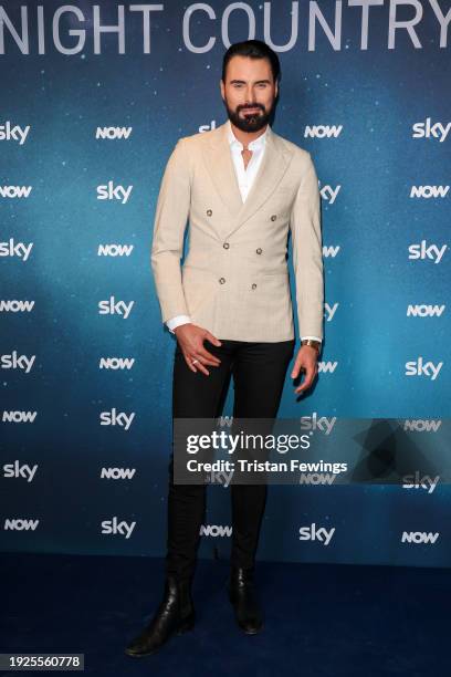 Rylan Clark attends the "True Detective: Night Country" screening at The Royal Observatory, Greenwich, on January 11, 2024 in London, England.