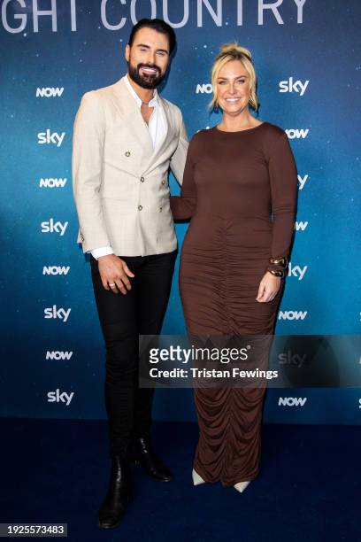Rylan Clarkand and Josie Gibson attend the "True Detective: Night Country" screening at The Royal Observatory, Greenwich, on January 11, 2024 in...