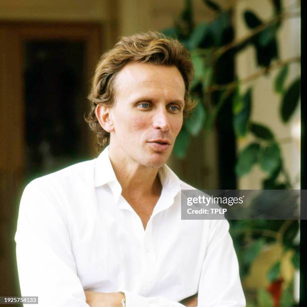 Photo of American actor Peter Weller, London, England, May 24, 1988.