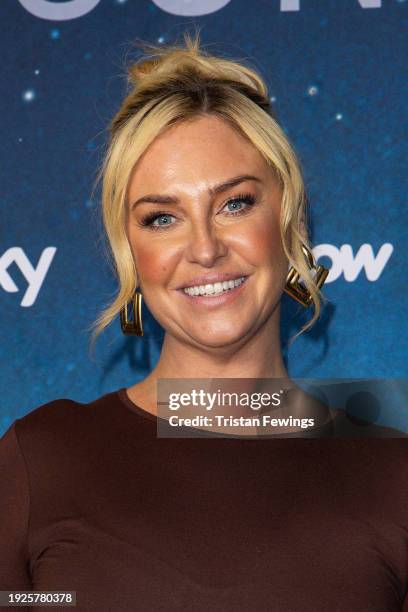 Josie Gibson attends the "True Detective: Night Country" screening at The Royal Observatory, Greenwich, on January 11, 2024 in London, England.