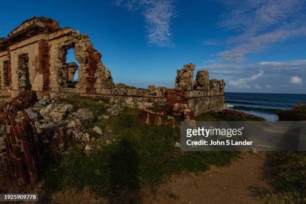 Ruinas Faro Punta Borinquen can be found in the northwest town of Aguadilla, the ruins of the Punta Borinquen lighthouse are near Aguadilla's Punta...