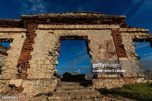 Ruinas Faro Punta Borinquen can be found in the northwest town of Aguadilla, the ruins of the Punta Borinquen lighthouse are near Aguadilla's Punta...