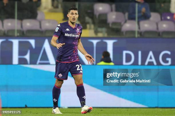 Davide Faraoni of ACF Fiorentina looks on during the Serie A TIM match between ACF Fiorentina and Udinese Calcio - Serie A TIM at Stadio Artemio...