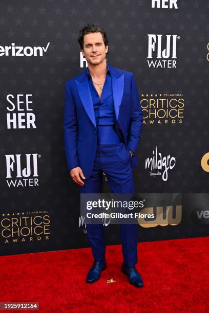 Matt Bomer at The 29th Critics' Choice Awards held at The Barker Hangar on January 14, 2024 in Santa Monica, California.