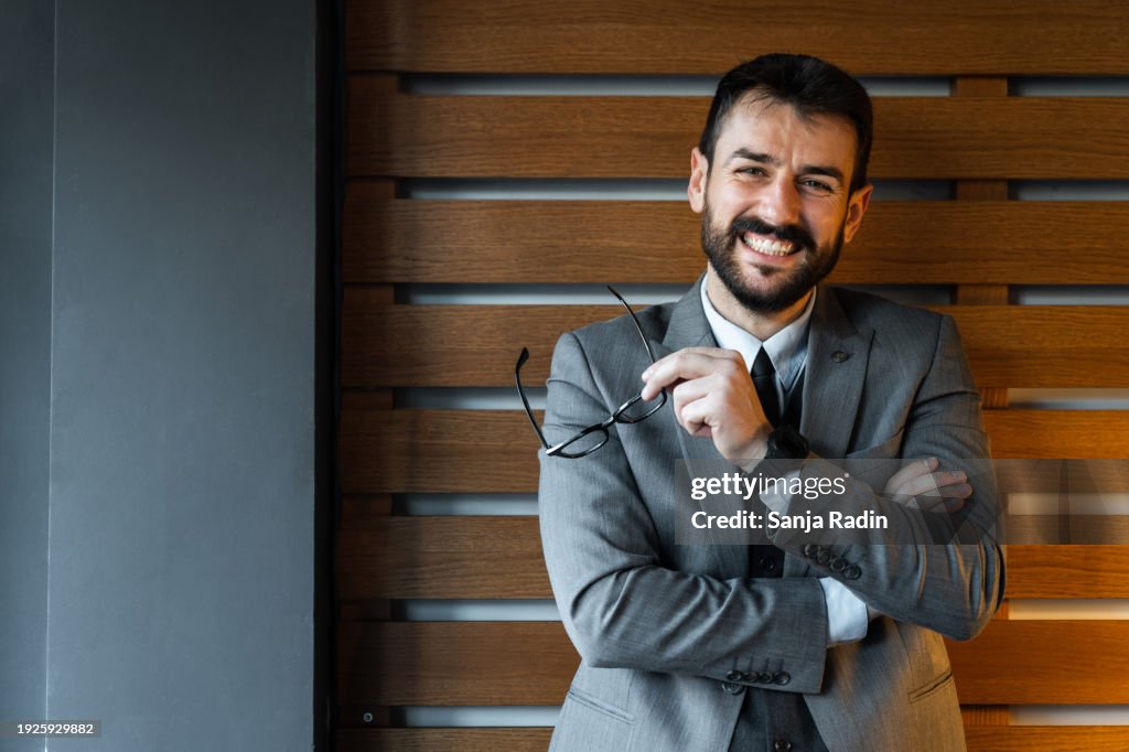 Smiling businessman