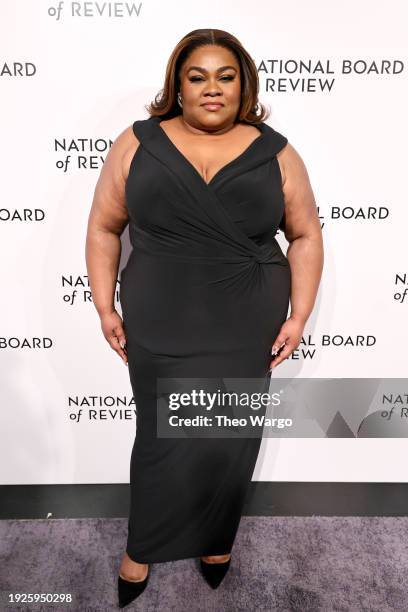 Da'Vine Joy Randolph attends the 2024 National Board of Review Gala at Cipriani 42nd Street on January 11, 2024 in New York City.