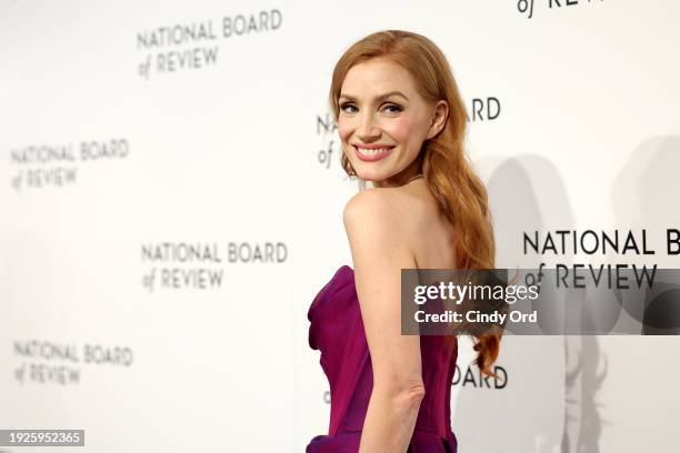 Jessica Chastain attends the 2024 National Board of Review Gala at Cipriani 42nd Street on January 11, 2024 in New York City.