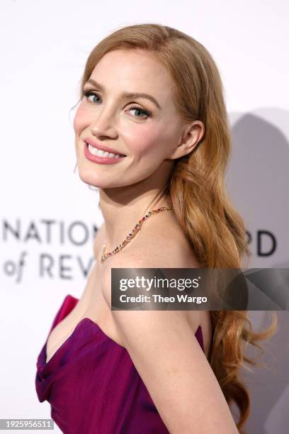 Jessica Chastain attends the 2024 National Board of Review Gala at Cipriani 42nd Street on January 11, 2024 in New York City.