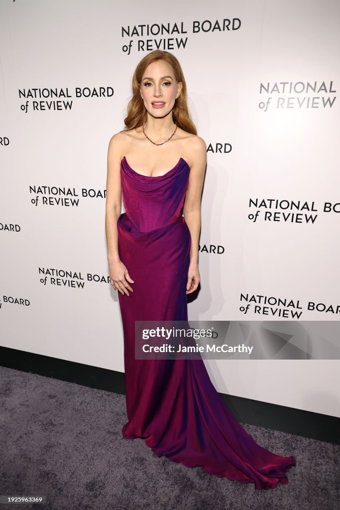 Jessica Chastain attends the National Board Of Review 2025 Awards