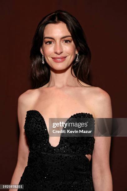 Anne Hathaway attends the National Board Of Review 2024 Awards Gala at Cipriani 42nd Street on January 11, 2024 in New York City.