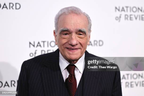 Martin Scorsese attends the 2024 National Board of Review Gala at Cipriani 42nd Street on January 11, 2024 in New York City.