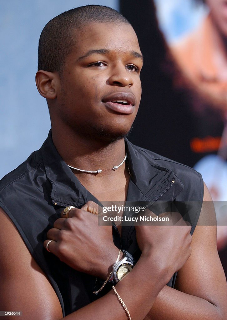 Actor Brenden Jefferson attends the premiere of "Holes" on April 11