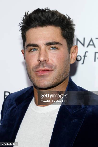 Zac Efron attends the 2024 National Board of Review Gala at Cipriani 42nd Street on January 11, 2024 in New York City.