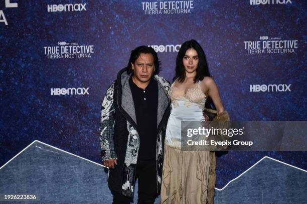 January 11 Mexico City, Mexico: Mexican actor Gerardo Taracena attends the blue carpet for the TV series premiere by HBO 'True Detective: Night...