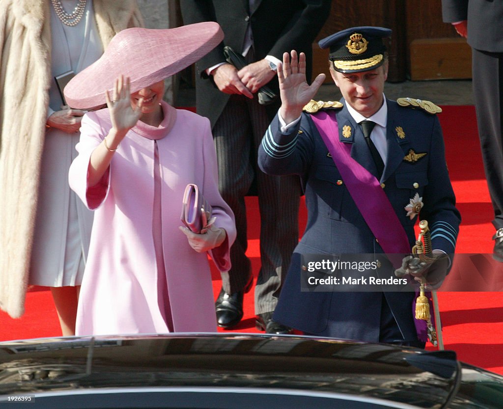 Prince Laurent Of Belgium Marries Claire Coombs