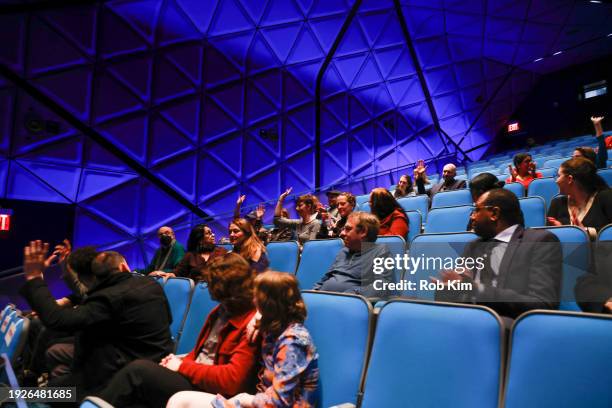 Guests in audience attend the 2023 Sloan Student Prizes, presented by Museum of the Moving Image and Alfred P. Sloan Foundation at Museum of the...