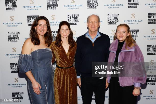 Justine Beed, Lara Palmqvist, Doron Weber and Emma Zetterberg attend the 2023 Sloan Student Prizes, presented by Museum of the Moving Image and...