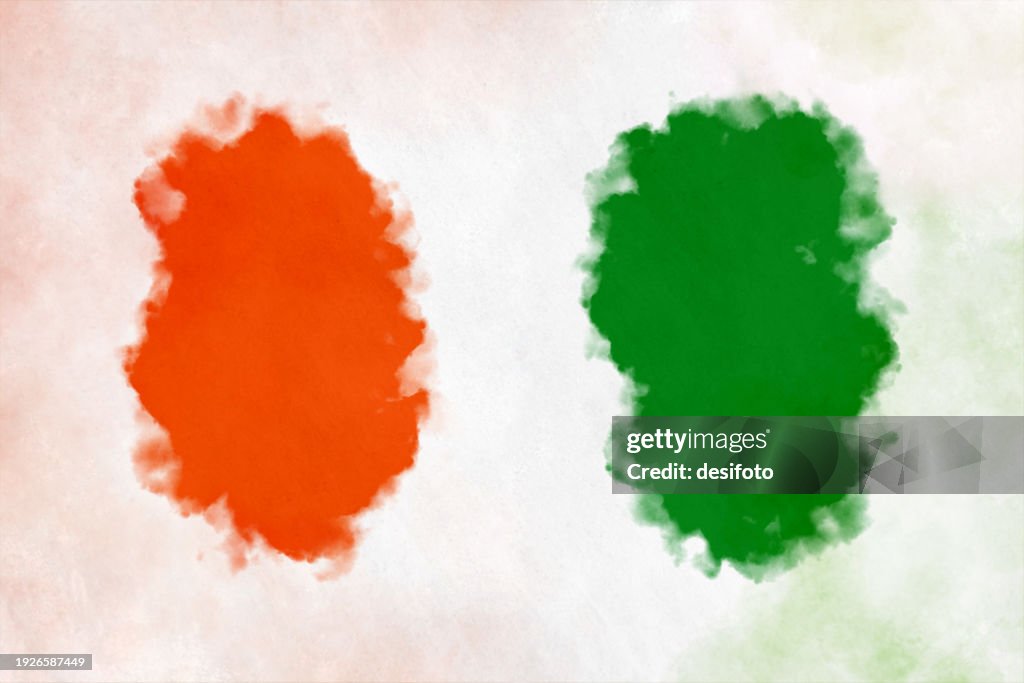 Horizontal Tri Color Horizontal Backgrounds Of Tricolor Flag Colors In Bright Orange Or ...
