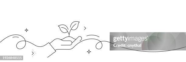 continuous line drawing of growth icon. hand drawn symbol vector illustration. - business performance stock illustrations