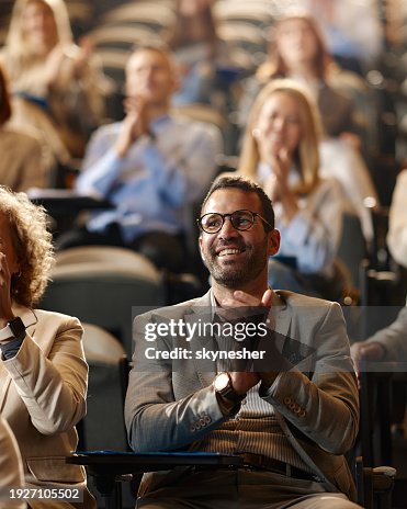 Applauding on a seminar!