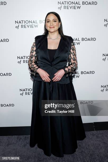 Lily Gladstone attends the 2024 National Board of Review Gala at Cipriani 42nd Street on January 11, 2024 in New York City.