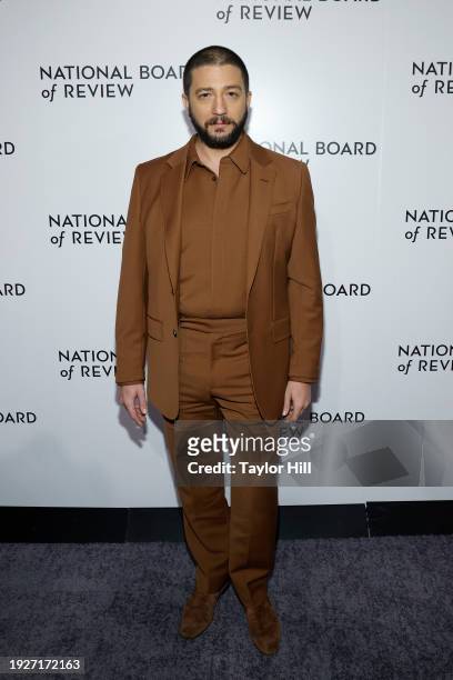 John Magaro attends the 2024 National Board of Review Gala at Cipriani 42nd Street on January 11, 2024 in New York City.