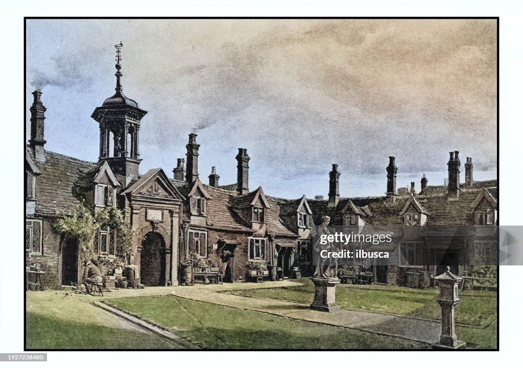 Antique photo of paintings: Fisherman's Home, Great Yarmouth
